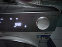 西门子（SIEMENS）小晶钻系列 10公斤滚筒洗衣机全自动带烘干 洗烘一体 隐形触控 蒸气护理 WN52B2U08W 家电国家补贴 实拍图