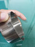 创意家用防飞灰烟灰缸欧式奢华高档个性潮流客厅轻奢中式焑灰缸 不锈钢烟灰缸-低款小号（8cm） 实拍图