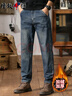 增致牛仔（zengzhi）加绒加厚男士牛仔裤男2025秋冬新款休闲宽松休闲高端裤直筒裤子男 实拍图