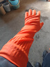 雅高加绒乳胶手套2双装均码38cm加长手套家务厨房防水耐用耐磨加厚 实拍图