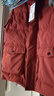 波司登（BOSIDENG）25年新款男女儿童短款5A抗菌4防面料大兜连帽羽绒服T250246915DS 深雅红|1697 160 /80 约 150-160cm 45kg 实拍图