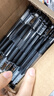 得力（deli）60支办公中性笔签字笔水笔 0.5mm子弹头黑色33109 办公用品 实拍图