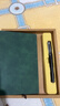 轩伴文创笔记本礼盒U盘套装定制可印logo高档商务伴手礼实用小礼品公司学校活动学生奖品送客户随手礼 青山绿A5软皮本+塑料笔+牛皮纸盒子袋子 实拍图