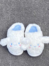 京东京造玉桂狗儿童棉拖鞋卡通家居女童保暖棉拖鞋浅蓝28-29 JZ8178 实拍图