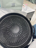 麦饭石烤肉盘家用不粘锅铁板烧韩式烤肉锅电磁炉卡式炉户外烤盘 太阳花烤盘28cm 实拍图