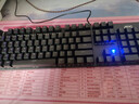 AOC GKM410机械键盘鼠标套装 有线键鼠套装 游戏办公 电脑笔记本键盘 全尺寸 黑色 红轴 实拍图