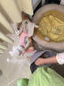 宠号狗狗绝育服四脚衣手术服断奶衣服小中大型犬金毛柯基泰迪比熊 粉色（四季纯棉 公母通用） M 建议10-20斤 实拍图
