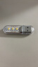 USB小夜灯LED灯 移动电源灯宿舍灯随身灯单面发光 高亮 正暖白光 USB小夜灯1个（3灯-单面-暖光） 实拍图