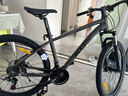 喜德盛山地自行车黑客380避震前叉21速禧玛诺变速X6铝合金车架通勤代步 黑/灰色（26款） 15.5寸（建议身高150-165cm） 实拍图
