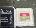 闪迪（SanDisk）128GB TF(MicroSD)内存卡 4K极速金卡A2 V30 U3行车记录仪 运动相机无人机 监控存储卡 读190MB/s 实拍图