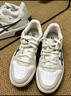 亚瑟士ASICS运动休闲鞋男鞋女鞋时尚运动舒适复古百搭板鞋 COURT MZ 2.0 白色/米色/碳灰色 40.5 实拍图