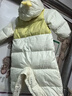 巴拉巴拉童装婴儿连体衣羽绒服假两件宝宝衣服冬装外出男童女童保暖厚时尚 白黄猫头鹰-白鸭绒 208425120217 90 cm-充绒量107g 实拍图