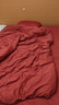 京东京造意式瓷磨四件套 60支长绒棉磨毛A类100%纯棉全棉床单被套床上冬天保暖双人 1.8m肉桂红 实拍图