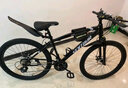 ICOLOUR山地自行车成人公路变速单车大学生越野赛车上班代步初高中青少年 顶配版【黑白色】辐条轮加粗减震 26寸21速【适合：160-180cm】 实拍图