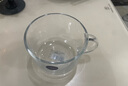 乐美雅（Luminarc）玻璃杯咖啡杯耐热微波炉可用耐高温泡茶杯钢化把杯380ml*2 实拍图