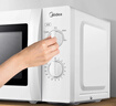 美的（Midea）快捷微波炉 家用小型 360°转盘加热 旋钮操控 易洁内胆（M1-L213B） 实拍图