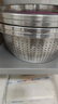 【便宜实用】不锈钢盆打蛋盆和面盆洗菜盆调料盆猪油盆子和面盆 32cm实盆+漏盆 实拍图