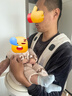 比威亚bvya婴儿腰凳解放者婴儿背带前抱式宝宝两用外出抱娃神器多功能 奶油白 实拍图
