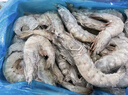 鲜京采 厄瓜多尔白虾 净重3斤/盒 特大号20-30规格   30-45只/盒 实拍图