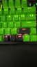 雷蛇（Razer）PBT/ABS键帽升级套件 樱桃配列 双色注塑 游戏机械键盘104透光含拔键器 PBT键帽 炫绿 实拍图