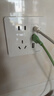 正泰（CHNT）开关插座 五孔插座带USB+Type-C 30w快充 6C奶油白 实拍图