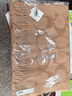 蔻驰（COACH）【品牌直供】男女同款经典LOGO印花C纹流苏绵羊毛围巾驼色CU807 实拍图