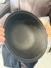 夏老大章丘生铁锅 铸铁炒锅古法无涂层物理不易粘炒锅圆底双耳炒菜锅36 实拍图