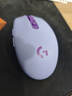 罗技（G）G304 LIGHTSPEED无线鼠标 游戏鼠标 轻质便携 鼠标宏 绝地求生FPS英雄联盟吃鸡 生日礼物 紫色 实拍图