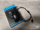 罗技（G）G502 HERO游戏鼠标 电竞有线鼠标 吃鸡鼠标RGB带配重宏编程机械usb鼠标电脑英雄联盟csgo送男友 G502 HERO黑色+JAJ防滑贴白色 实拍图
