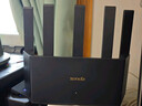 Tenda腾达路由器【千兆WiFi6+穿墙王】无线AX3000信号增强家用放大器Mesh国家补贴金榜一名云霄白立式 实拍图