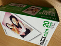 富士（FUJIFILM）  instax立拍立得相机 3英寸mini迷你相纸胶片胶卷 双包+冰箱贴+收纳盒+边框贴+相册【含20张白边】 官方标配 实拍图