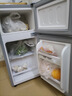 志高（CHIGO）小冰箱迷你小型家用冷藏冷冻两用宿舍出租房用双门办公室电冰箱节能省电 【一级能效】66L银色【三天约一度电】 实拍图