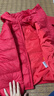 雪中飞童装儿童轻薄羽绒服男童新款中大童女童薄款外套冬 中国红 140 实拍图