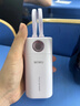 WIWU【3C认证可上飞机】充电宝20000毫安快充自带双线大容量mini小巧便携户外电源21700苹果华为小米 白色【高品控+速快充+不断电+不虚标】 2万毫安（21700锂电芯）联系客服送礼丨一年 实拍图