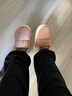 利达妮（TZLDN）全包跟棉拖鞋女秋冬季保暖毛绒防水防滑月子鞋厚底情侣棉鞋男外穿 杏仁粉【升级防滑】 38 -39(适合37-38码) 实拍图
