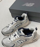 NEW BALANCE NB530官方老爹鞋男鞋女鞋情侣复古秋冬透气网面百搭运动休闲鞋 米白/金属银MR530KA 建议拍小半码 40.5 (脚长25.5cm尺码详询客服) 实拍图