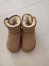 回力童鞋儿童雪地靴2025冬季新款男童高帮加绒保暖棉鞋女童加厚棉靴子 栗栗色-0044 26 推荐脚长15.3内长16.3 实拍图