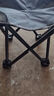 月逸清辉户外折叠椅便携式小马扎折叠凳子钓鱼旅行露营装备钓椅写生椅 【中号】折叠椅-黑+收纳袋 实拍图