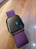 Apple/苹果 Watch Series 10 智能手表GPS款46毫米玫瑰金色铝金属表壳梅子色回环式运动表带MX2C3CH/B 实拍图