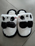 洁丽雅棉拖鞋女士秋冬季外穿可爱居家情侣包跟保暖毛毛绒拖鞋男棉鞋冬天 熊猫白 【1.0 经典款｜店长力荐】 36-37 (适合35-36码) 实拍图