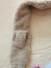 戴维贝拉（DAVE＆BELLA）冬装新品男女童绒面保暖围巾 宝宝加绒围脖 驼色 80*10CM 晒单实拍图