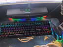 MUMRE牧马人K100机械键盘鼠标耳机套装游戏有线外设专用键鼠笔记本电脑铝合金面板电竞彩光吃鸡三件套 黑色红轴混光+M5电竞游戏黑鼠标 实拍图