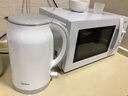 美的（Midea）电热水壶食品级316L不锈钢双层无缝一体内胆防烫烧水壶 1.7L自动智能断电SH17M301PRO 实拍图