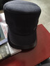 佰思腾 中老年帽子男士冬季老人保暖爸爸爷爷老头帽中年鸭舌帽毛呢护耳 黑色升级款 帽围可调55-61【内置护耳】 实拍图