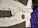 贝瑞加（Babyprints）新生儿连体衣初生男女宝宝夹棉哈衣加厚保暖护肚爬服柔软 棕熊52 实拍图