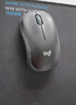 罗技（Logitech）M185鼠标 无线鼠标 办公鼠标 对称鼠标 黑色灰边 带无线2.4G接收器 实拍图