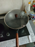京严铁锅章丘炒锅正宗老式无涂层精铁不粘炒菜锅家用圆底煎锅燃气专用 【宗师级｜古法技艺】适合5-7人  直径 34cm 【三次开锅发货｜不粘不锈｜好养锅】 实拍图