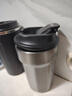 京东京造保温杯 咖啡杯男女便携随行水杯实用杯子 银灰色360ml 实拍图