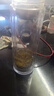 富光抗菌玻璃杯 双层高硼硅泡茶杯子 茶水分离杯办公水杯男女士400ml 实拍图