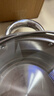 【加高】不锈钢汤锅加厚家用加高煲汤大容量煮粥炖锅 加高：加大【24cm】汤锅+玻璃盖 实拍图